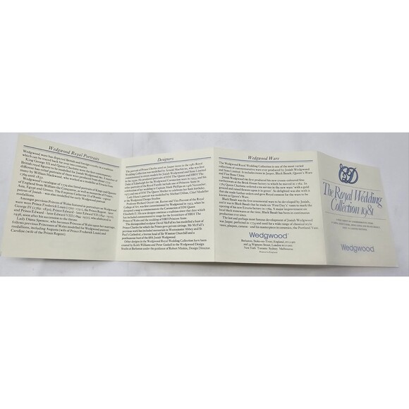 Wedgwood Royal Wedding Lady Diana & Prince Charles 1981 Plate Set Jasperware - Picture 3 of 8